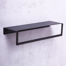 Вешалка держатель для полотенец в ванную комнату 30x9x6 черный